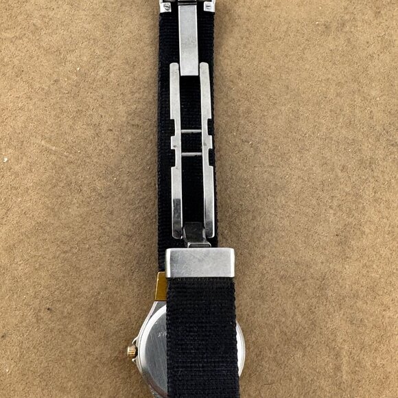 Vintage 1990's Bucherer Ladies 2 Tone Gold and Silver Dress Quartz Watch - Picture 5 of 11